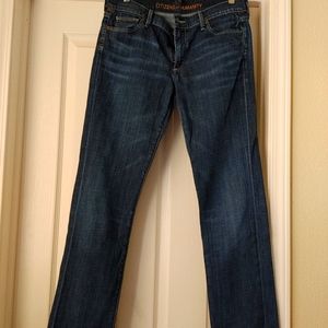 Citizens of Humanity low rise straight cut jeans